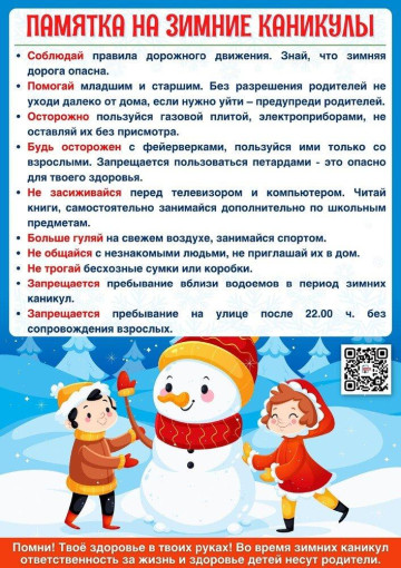 Безопасность в зимние каникулы Безопасность в зимние каникулы.